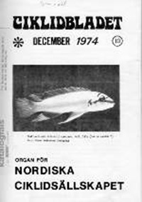 Omslag för Ciklidbladet 1974/10