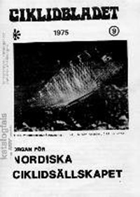 Omslag för Ciklidbladet 1975/09