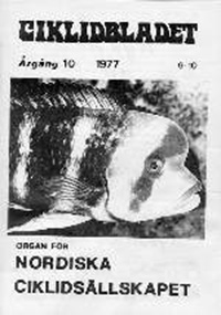 Omslag för Ciklidbladet 1977/09