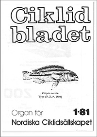 Omslag för Ciklidbladet 1981/01