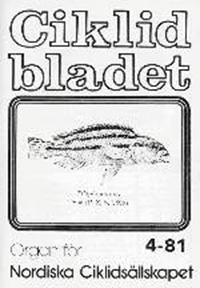 Omslag för Ciklidbladet 1981/04
