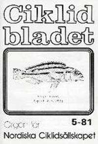 Omslag för Ciklidbladet 1981/05