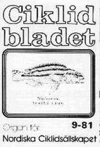 Omslag för Ciklidbladet 1981/09