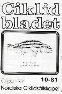 Omslag för Ciklidbladet 1981/10