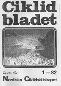 Omslag för Ciklidbladet 1982/01