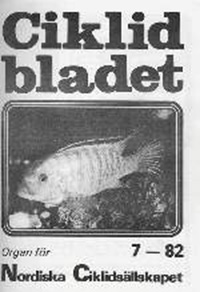 Omslag för Ciklidbladet 1982/07