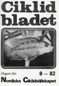 Omslag för Ciklidbladet 1982/09