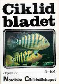 Omslag för Ciklidbladet 1984/04