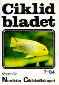 Omslag för Ciklidbladet 1984/07