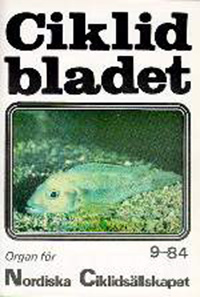 Omslag för Ciklidbladet 1984/09