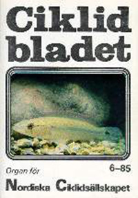 Omslag för Ciklidbladet 1985/06