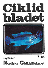 Omslag för Ciklidbladet 1985/07