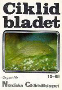 Omslag för Ciklidbladet 1985/10
