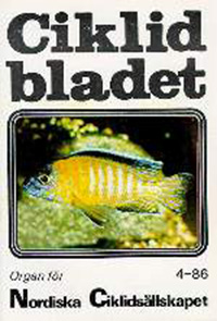 Omslag för Ciklidbladet 1986/04