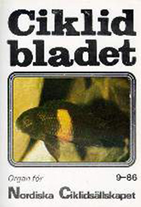 Omslag för Ciklidbladet 1986/09
