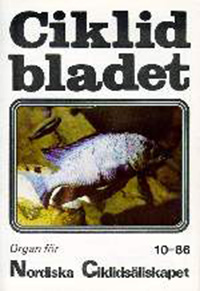 Omslag för Ciklidbladet 1986/10