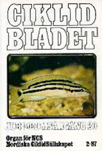 Omslag för Ciklidbladet 1987/02