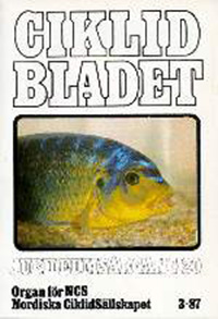 Omslag för Ciklidbladet 1987/03