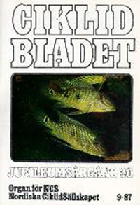 Omslag för Ciklidbladet 1987/09
