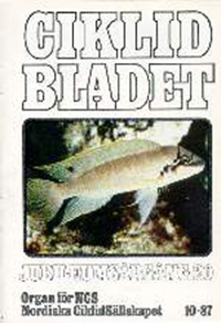 Omslag för Ciklidbladet 1987/10