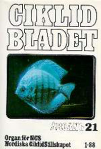 Omslag för Ciklidbladet 1988/01