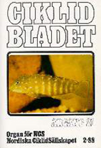Omslag för Ciklidbladet 1988/02