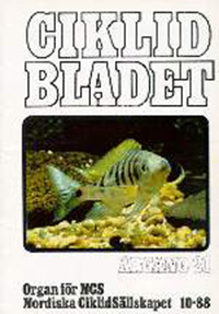 Omslag för Ciklidbladet 1988/10