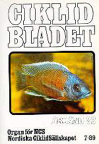 Omslag för Ciklidbladet 1989/07