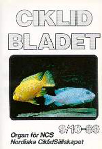 Omslag för Ciklidbladet 1989/09