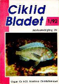 Omslag för Ciklidbladet 1992/01