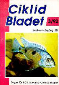 Omslag för Ciklidbladet 1992/03