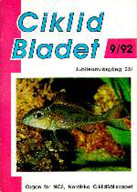 Omslag för Ciklidbladet 1992/09