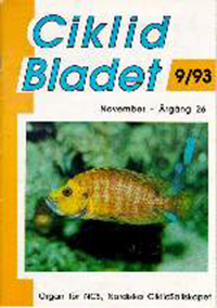 Omslag för Ciklidbladet 1993/09